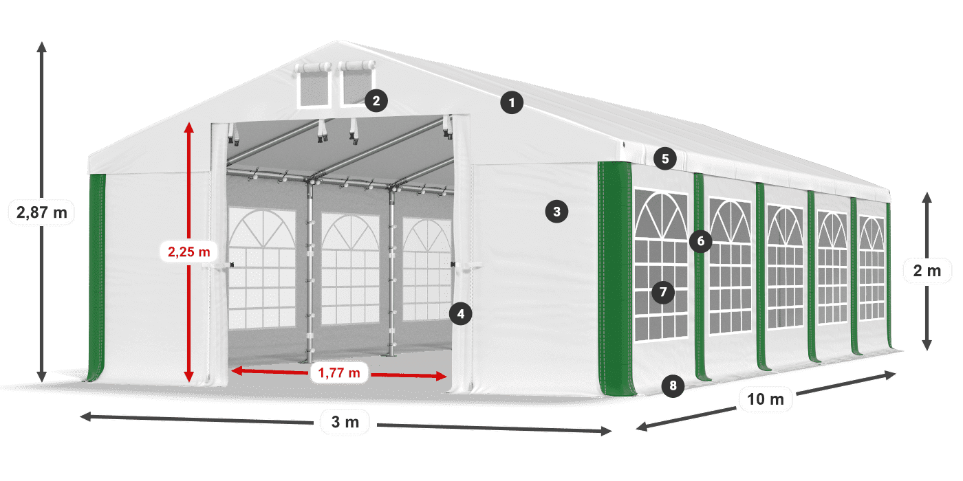 ISD 560 PVC legenda 2m