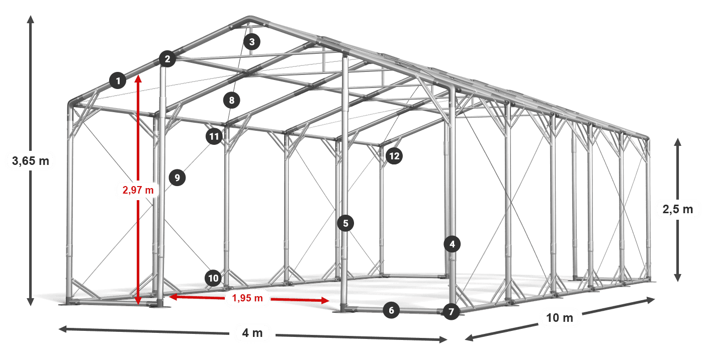 POLAR PLUS legenda 2.5m-4m