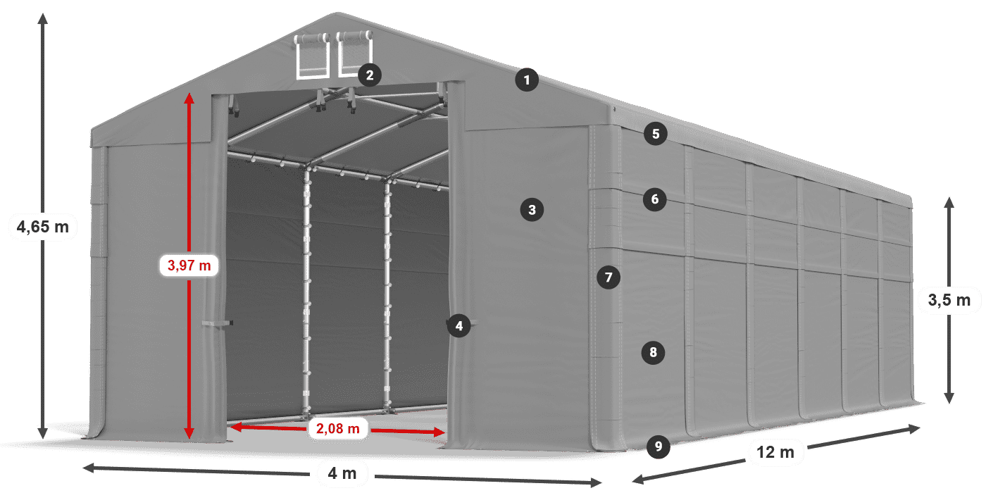 MFR 620 PVC legenda 3.5m