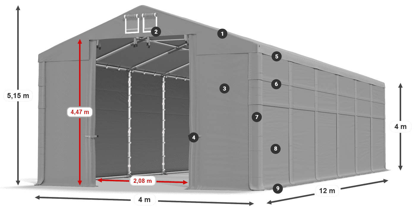MFR 620 PVC legenda 4m