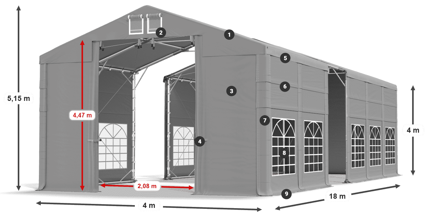 ISD 560 PVC legenda 4m