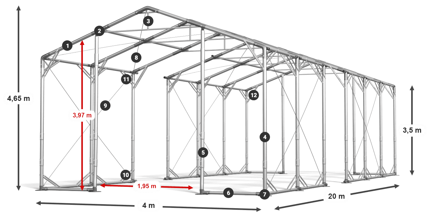 POLAR PLUS legenda 2.5m-4m