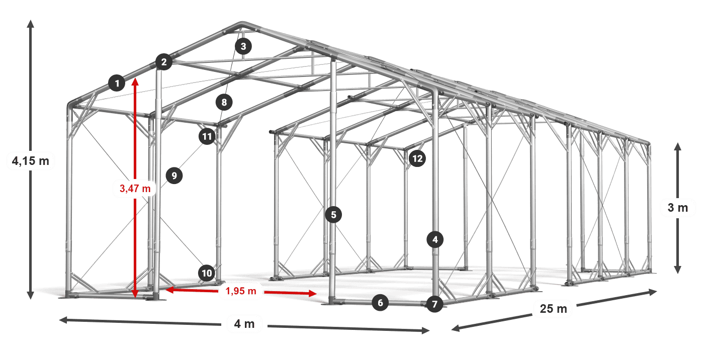 POLAR PLUS legenda 2.5m-4m