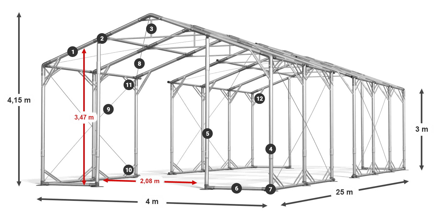POLAR PLUS legenda 2.5m-4m