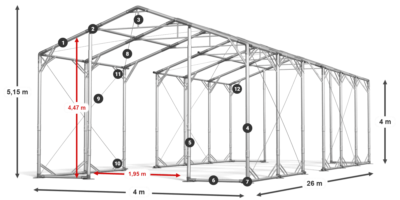 POLAR PLUS legenda 2.5m-4m