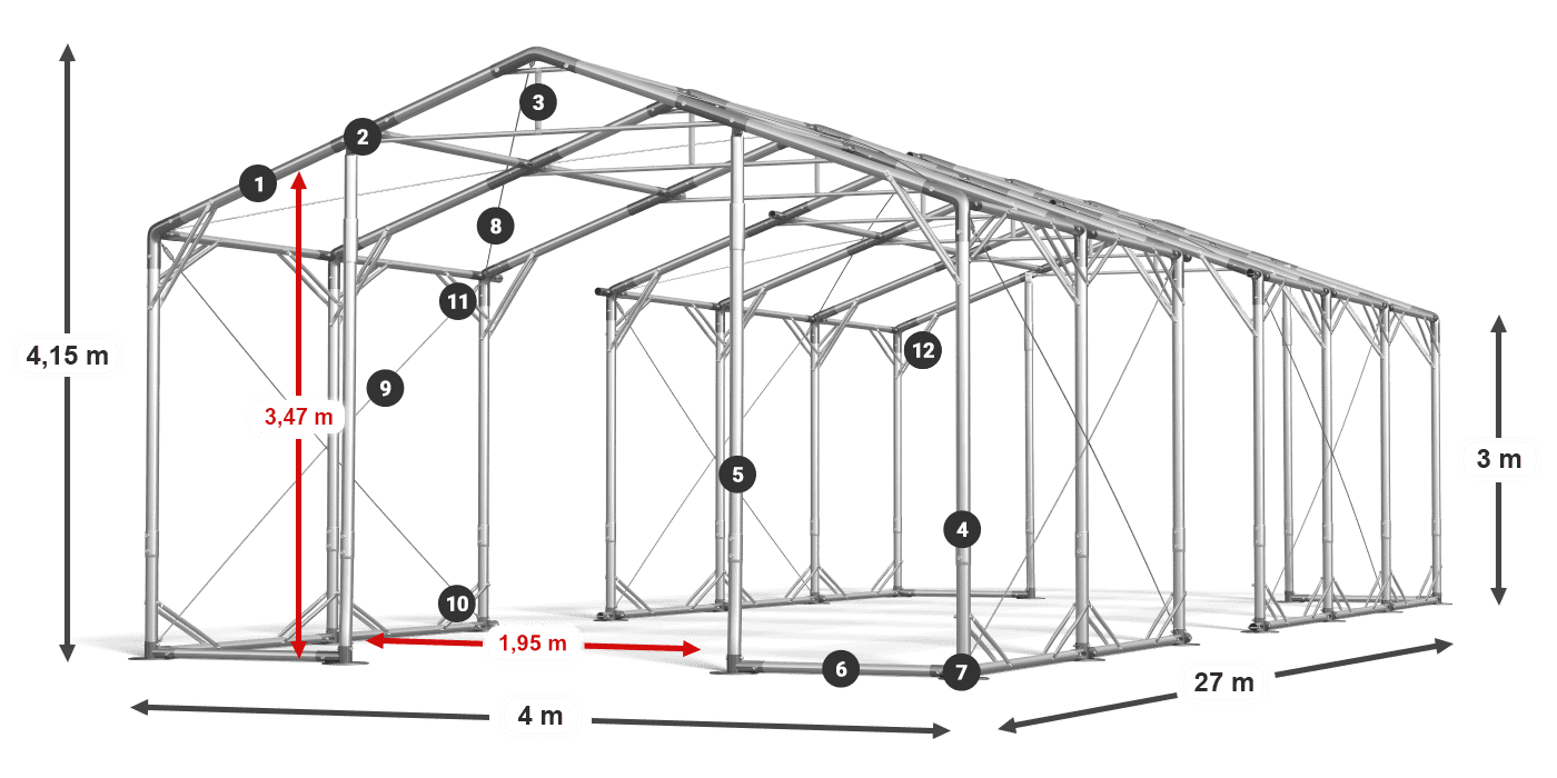POLAR PLUS legenda 2.5m-4m