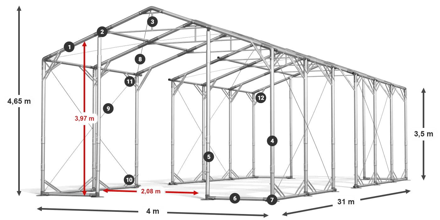 POLAR PLUS legenda 2.5m-4m