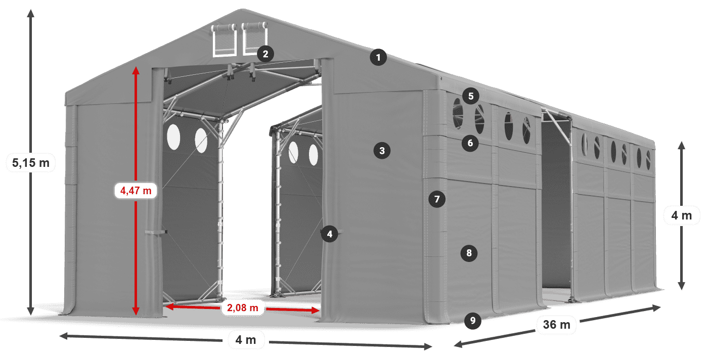 MFRO 620 PVC legenda 4m