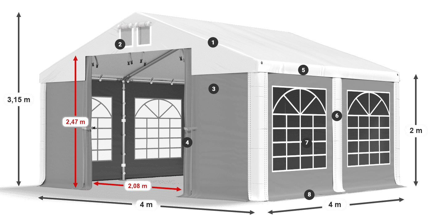 ISD 560 PVC legenda 2m