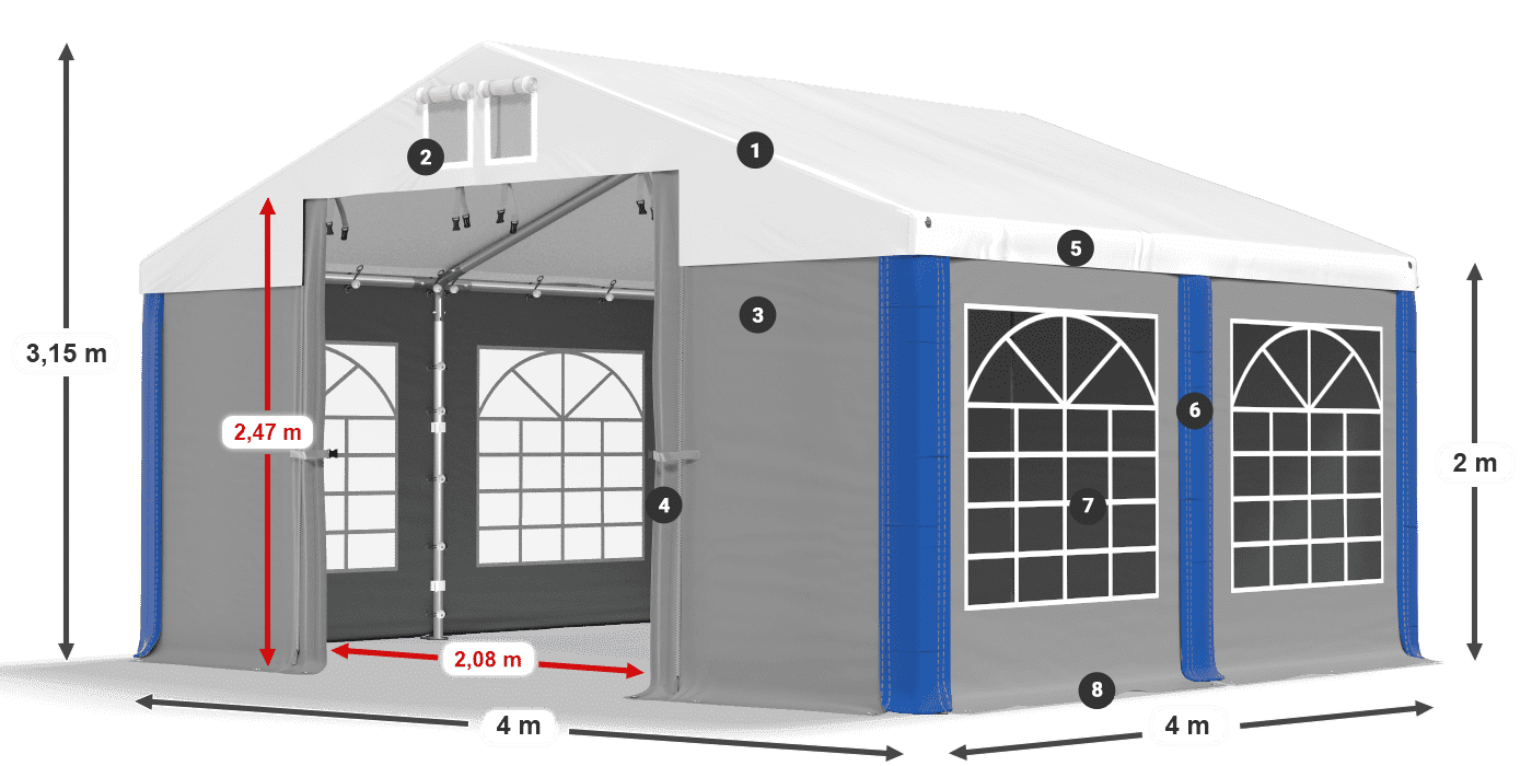 ISD 560 PVC legenda 2m