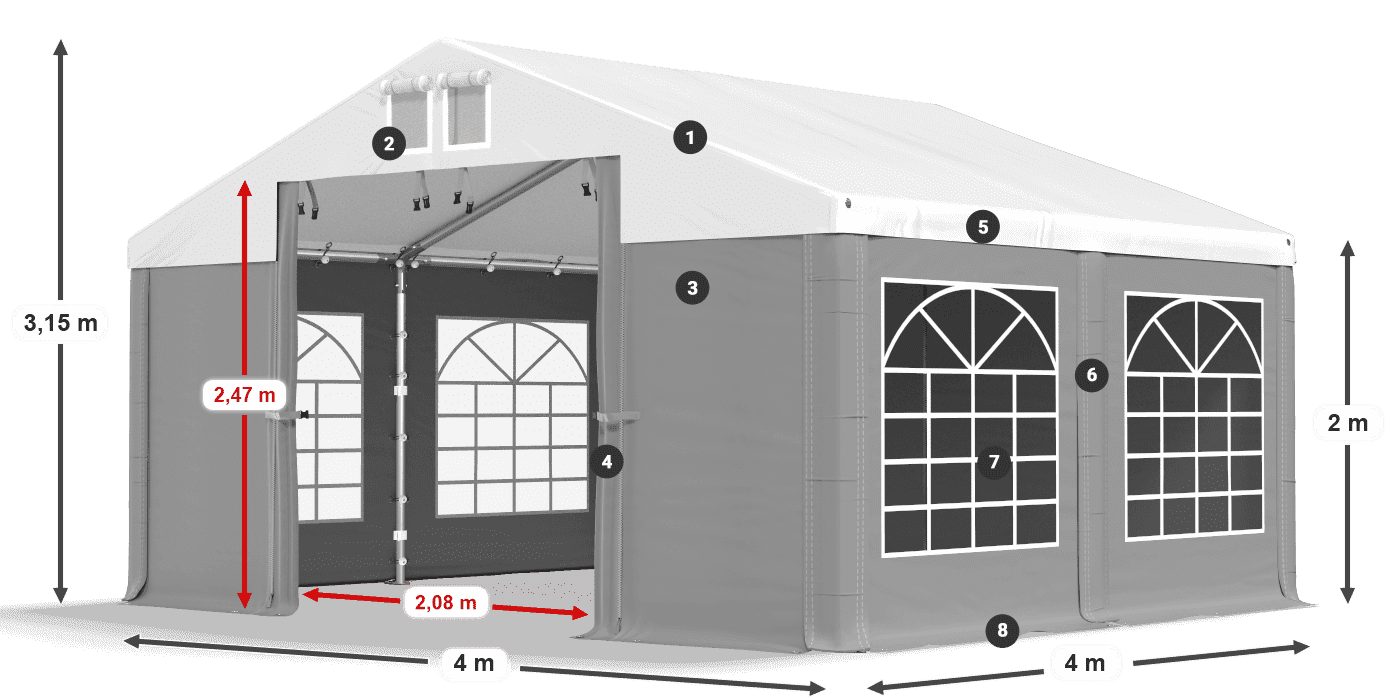 ISD 560 PVC legenda 2m