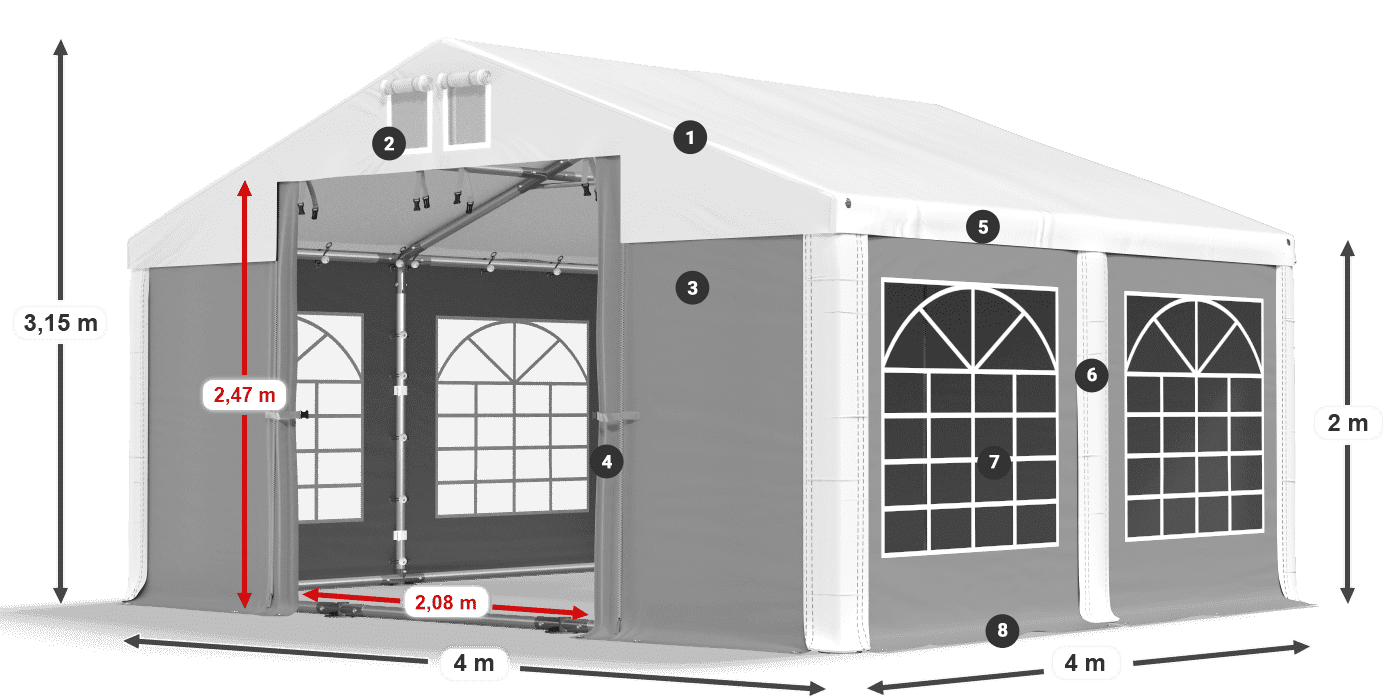 ISD 560 PVC legenda 2m