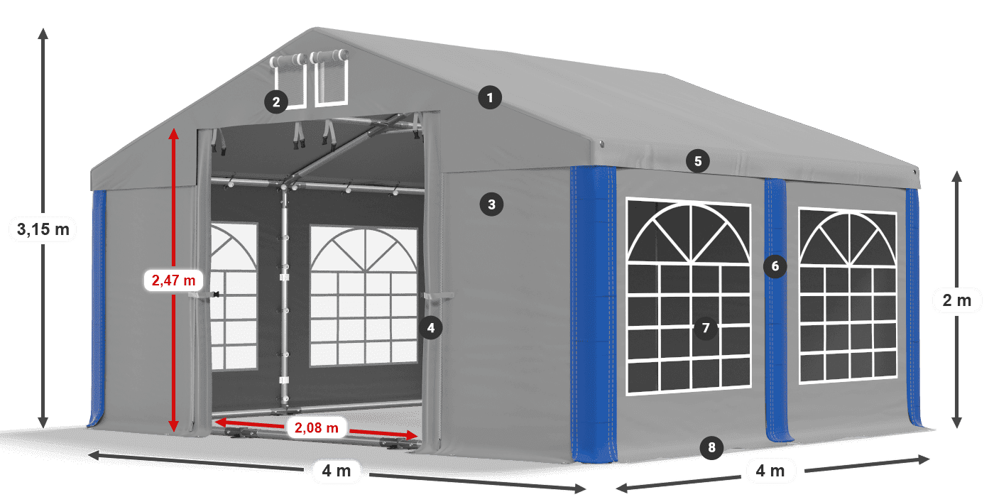 ISD 560 PVC legenda 2m