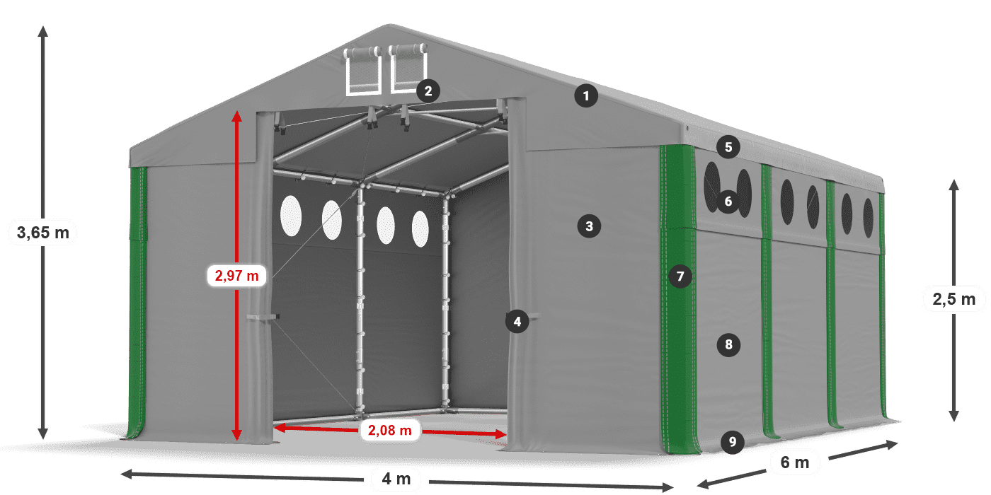 MFRO 620 PVC legenda 2.5m