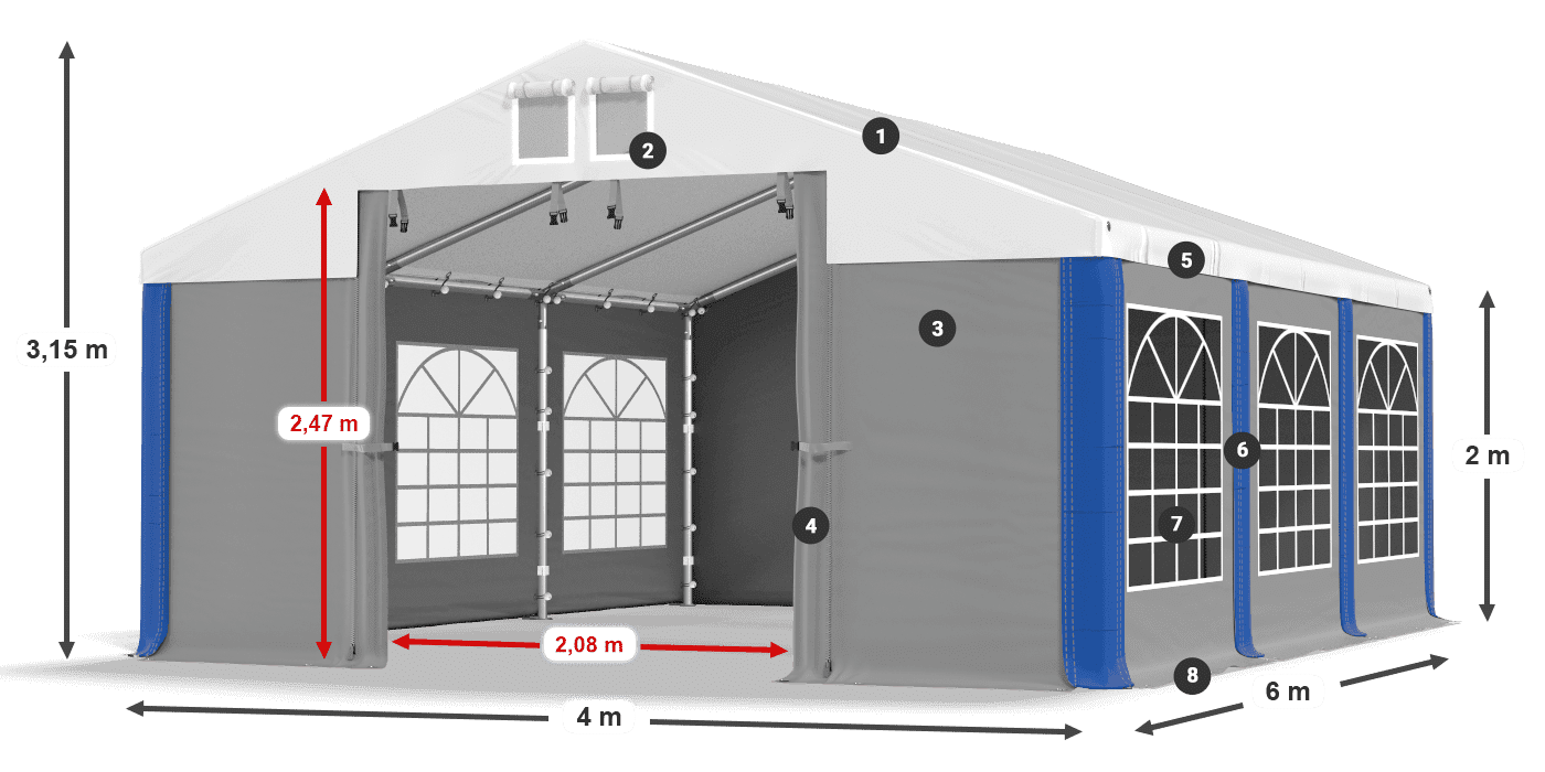 ISD 560 PVC legenda 2m