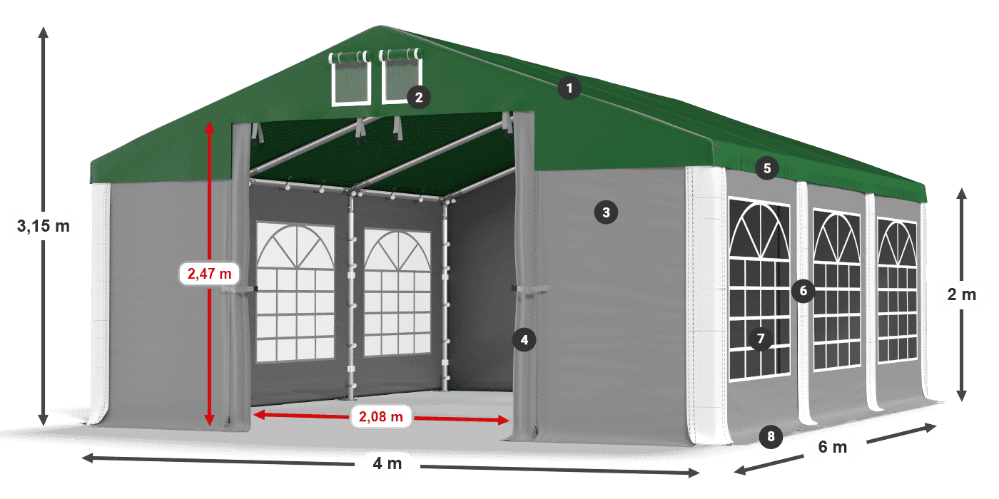 ISD 560 PVC legenda 2m