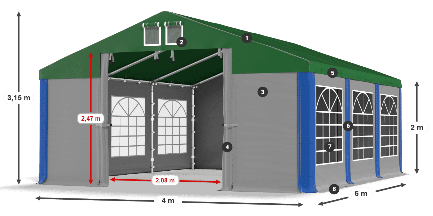 ISD 560 PVC legenda 2m