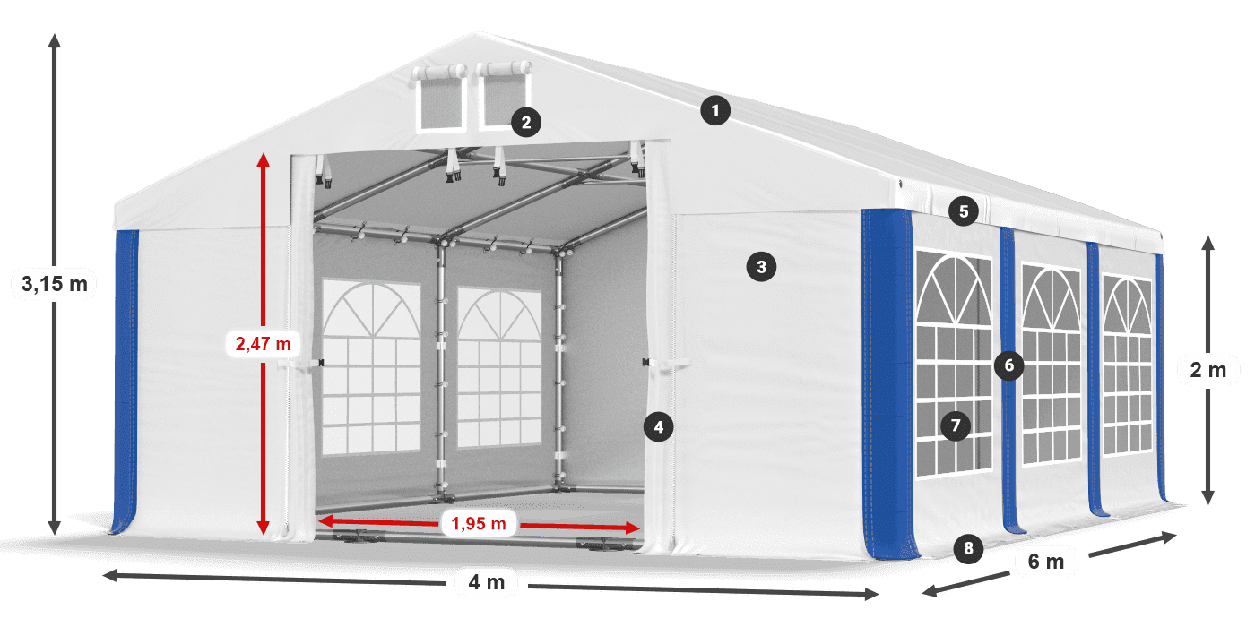 ISD 560 PVC legenda 2m