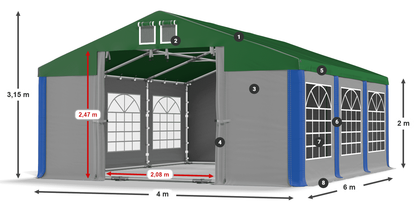 ISD 560 PVC legenda 2m