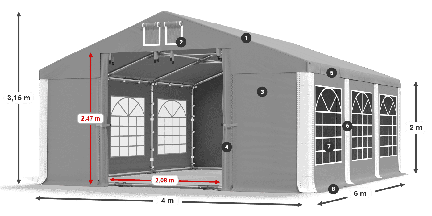 ISD 560 PVC legenda 2m