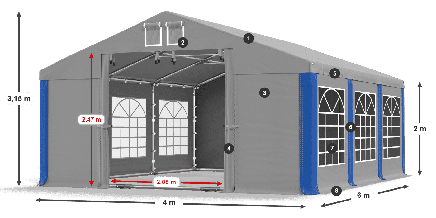 ISD 560 PVC legenda 2m