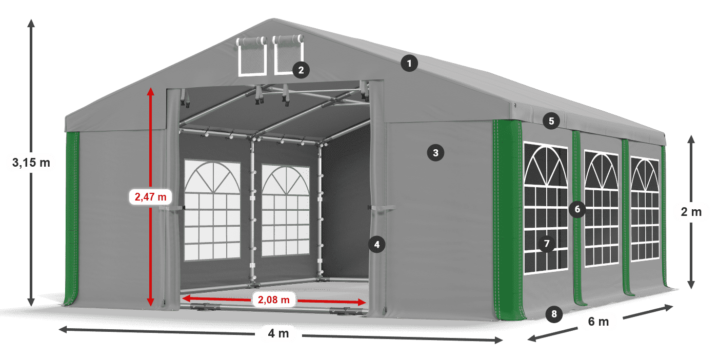 ISD 560 PVC legenda 2m