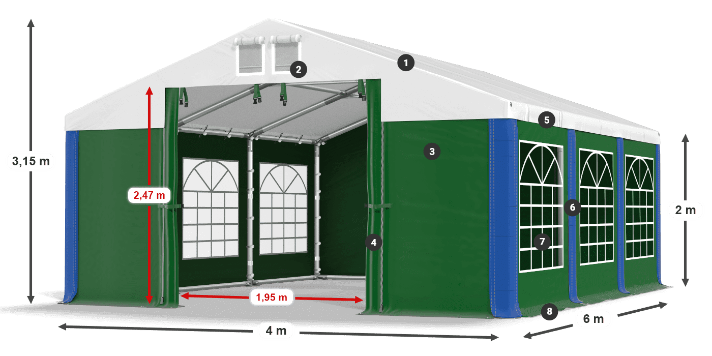ISD 560 PVC legenda 2m