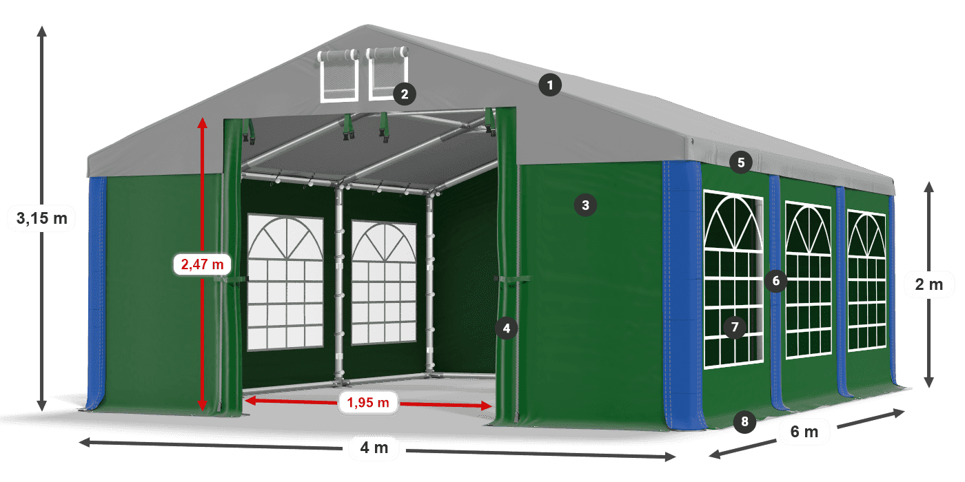 ISD 560 PVC legenda 2m