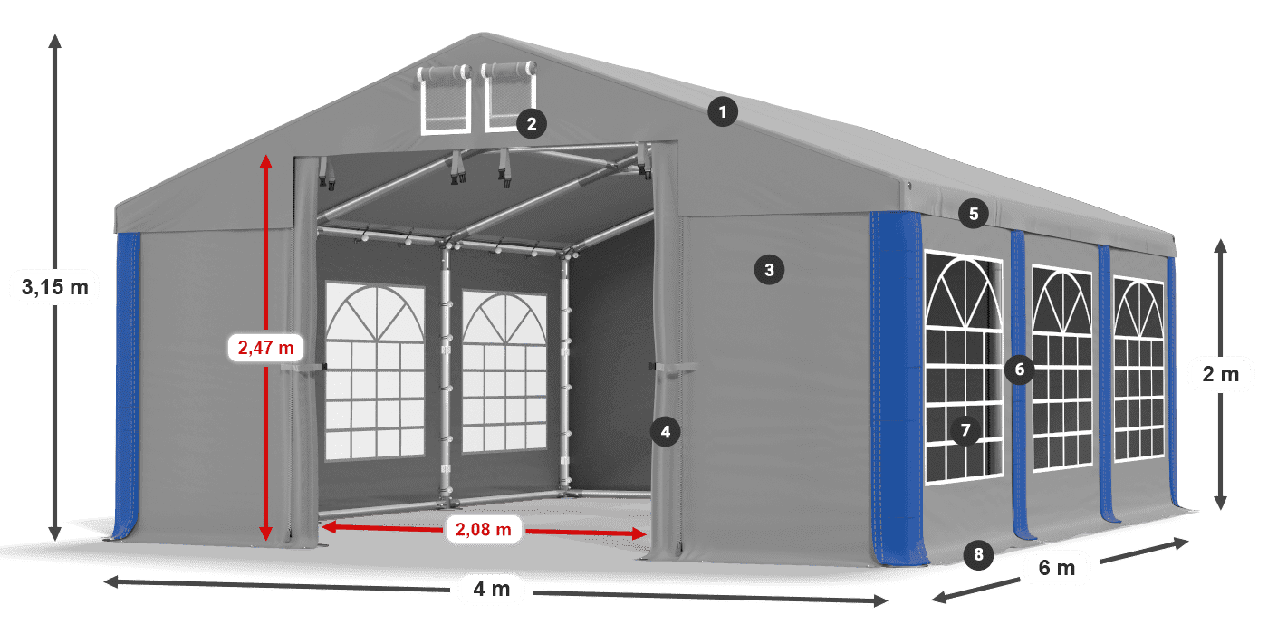 ISD 560 PVC legenda 2m