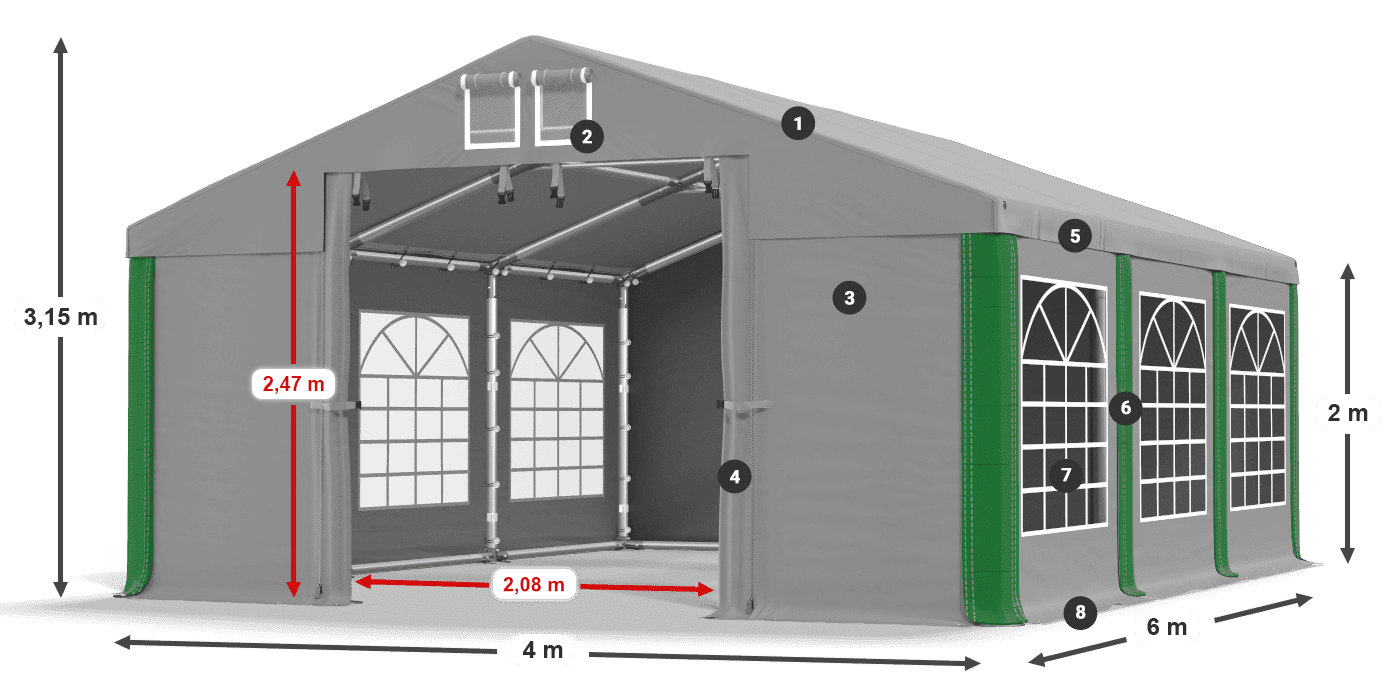 ISD 560 PVC legenda 2m