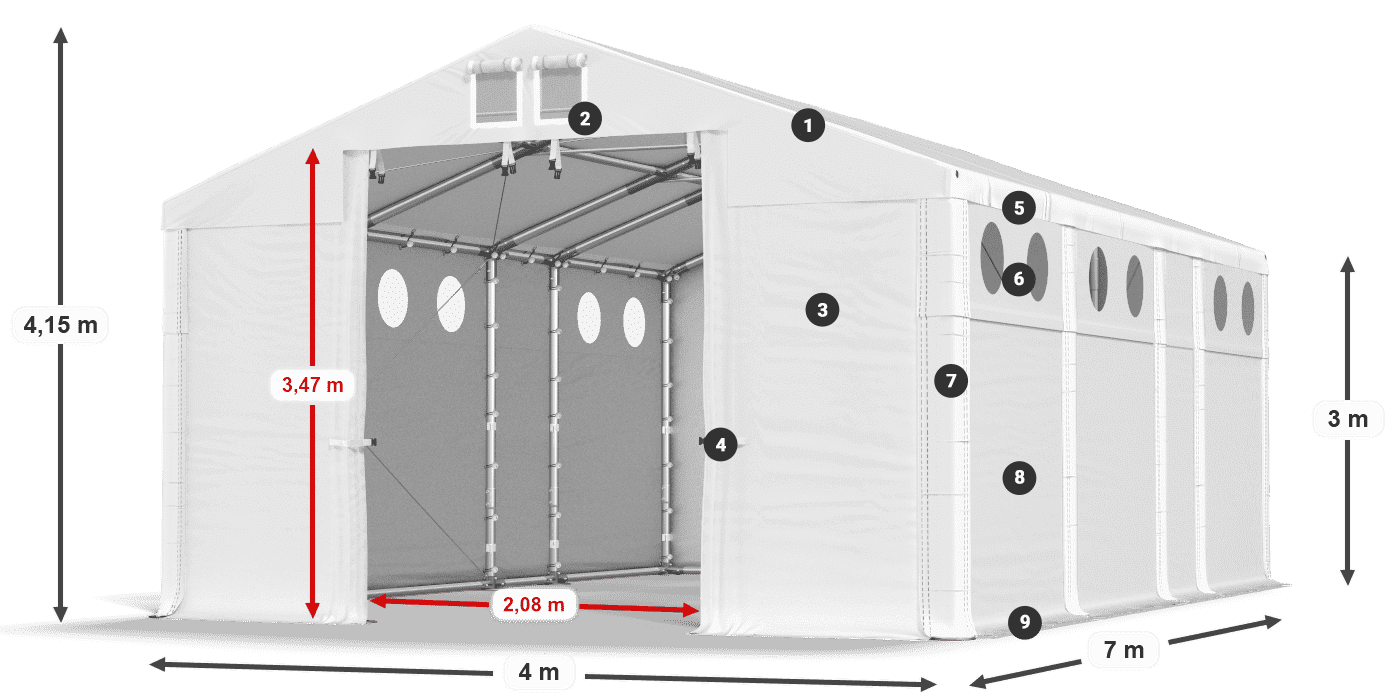 MFRO 620 PVC legenda 3m