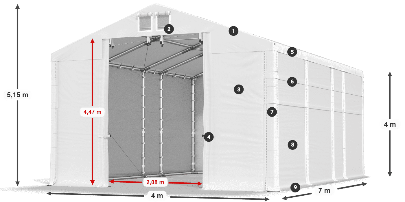 MFR 620 PVC legenda 4m