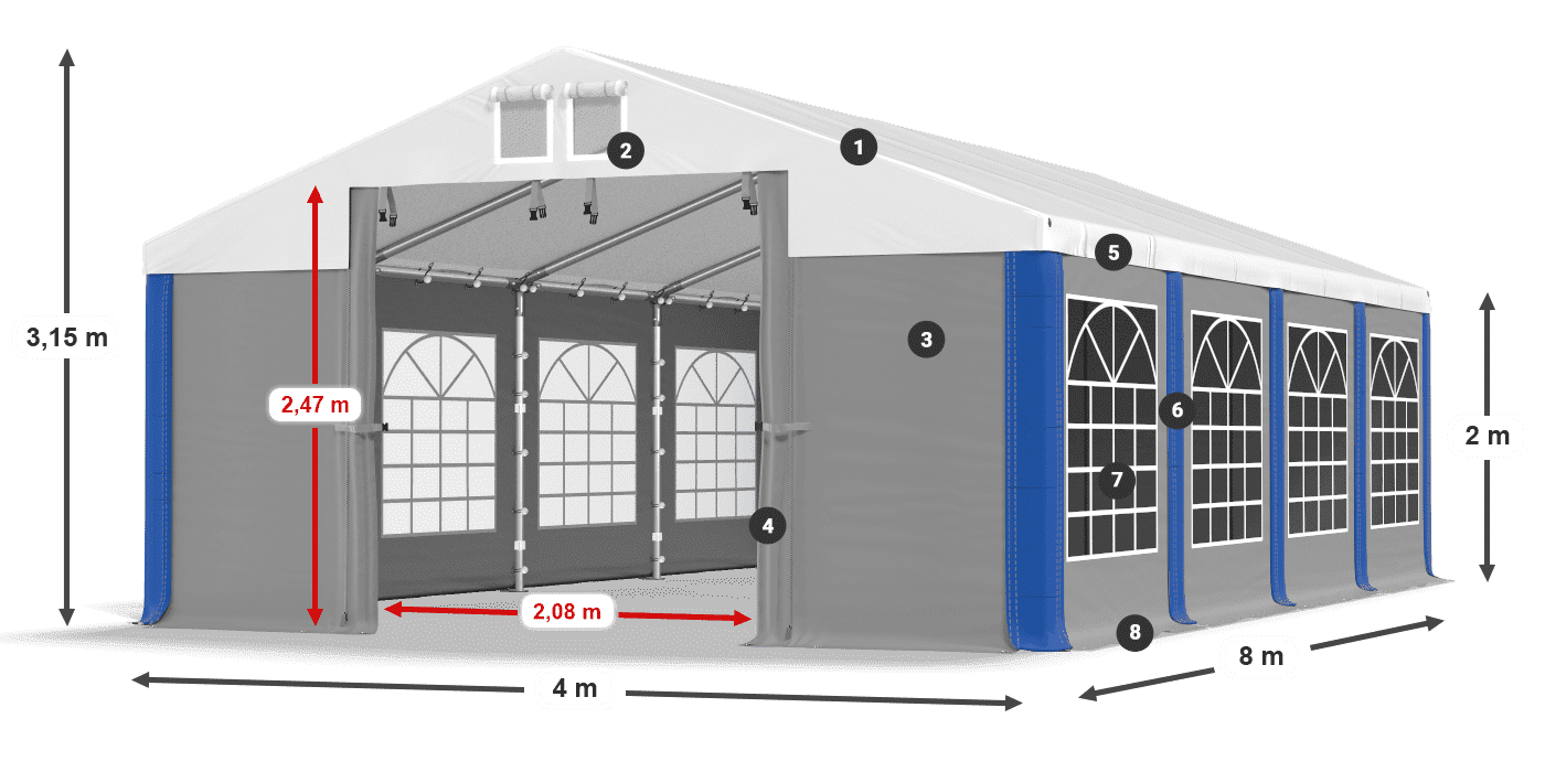 ISD 560 PVC legenda 2m