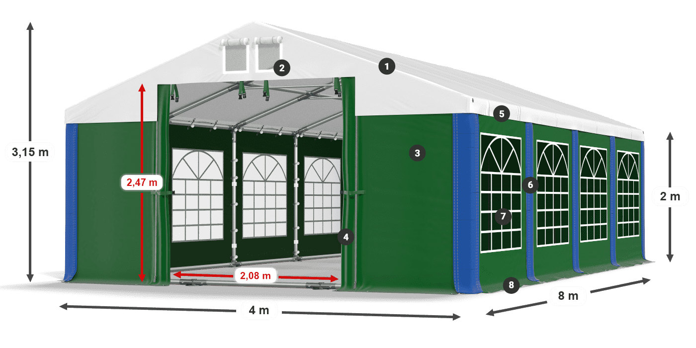 ISD 560 PVC legenda 2m
