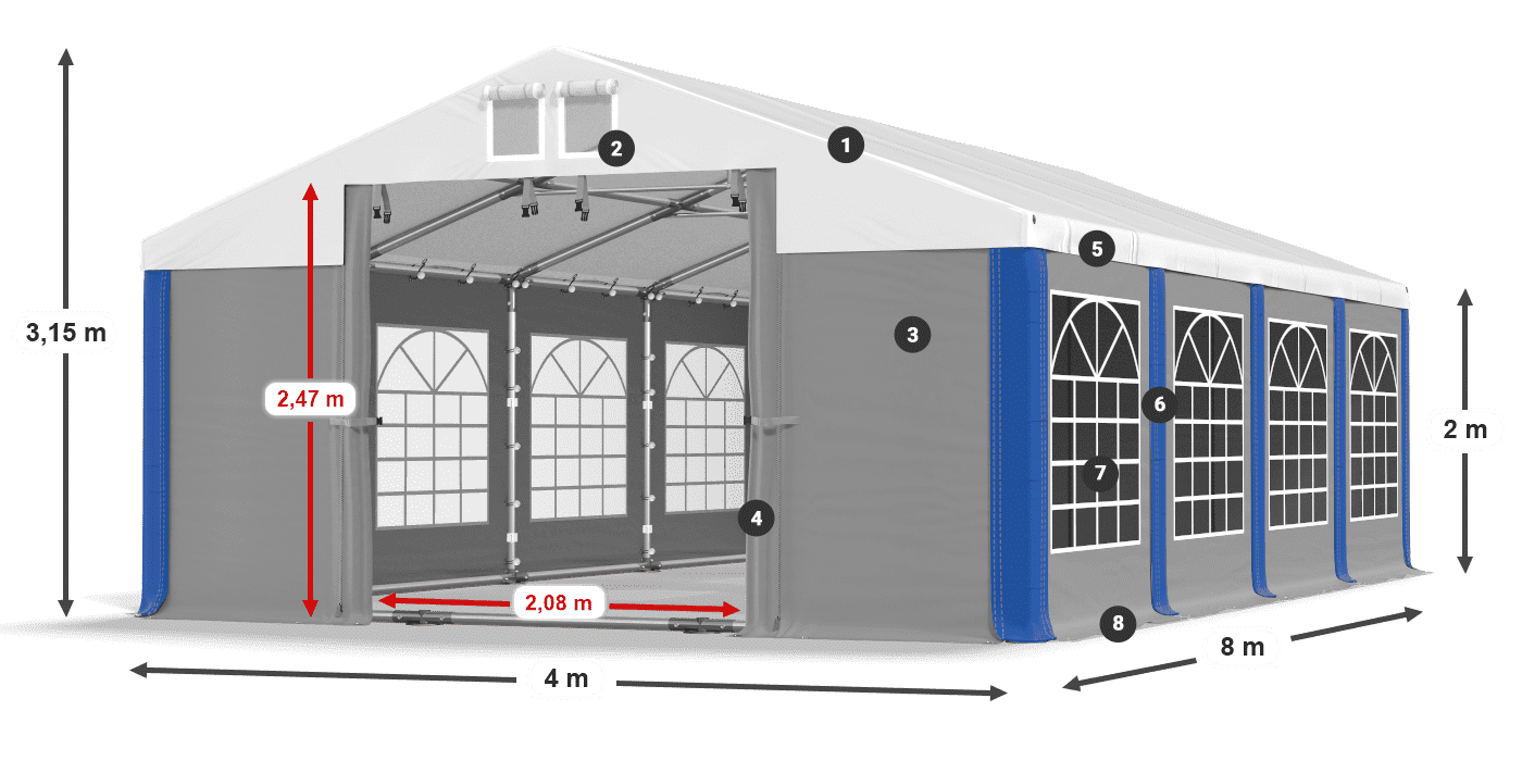 ISD 560 PVC legenda 2m