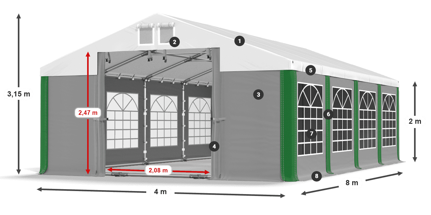 ISD 560 PVC legenda 2m