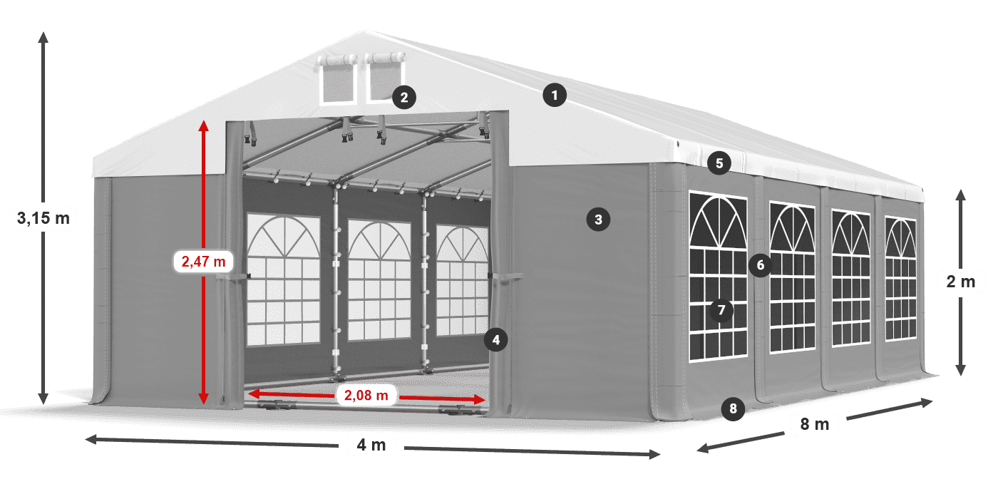 ISD 560 PVC legenda 2m