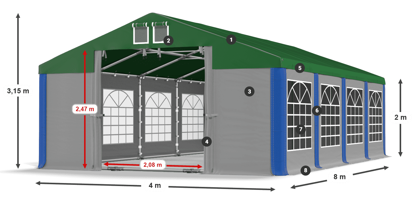 ISD 560 PVC legenda 2m