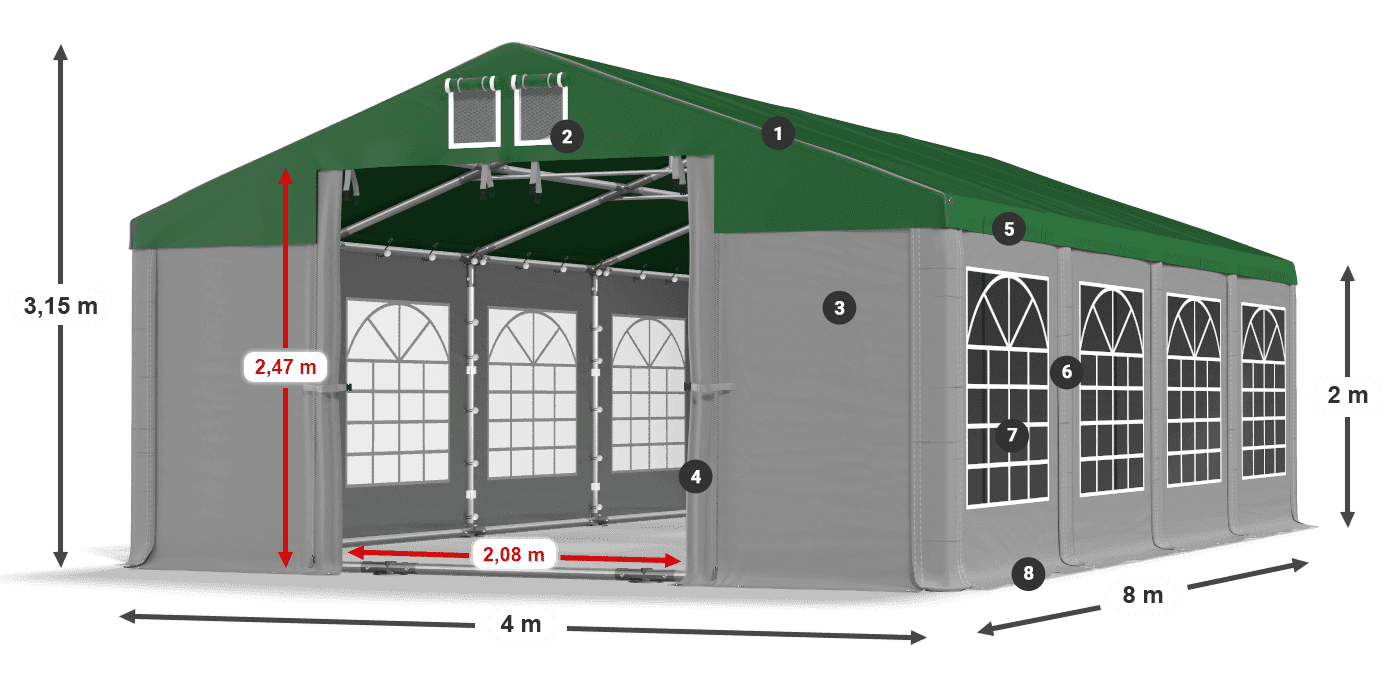 ISD 560 PVC legenda 2m