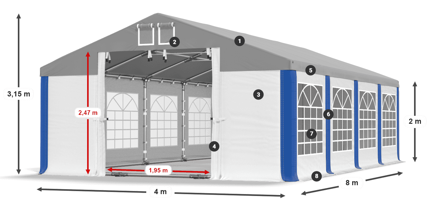 ISD 560 PVC legenda 2m