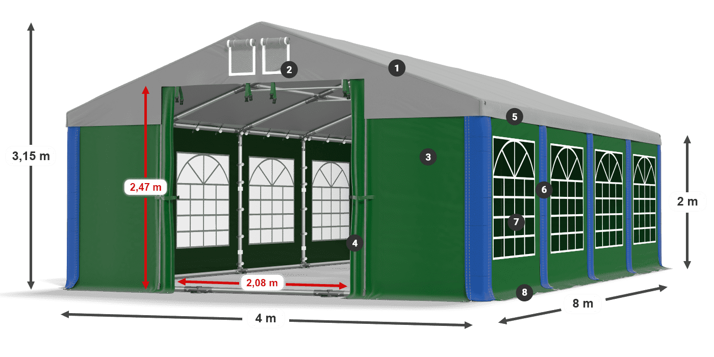 ISD 560 PVC legenda 2m