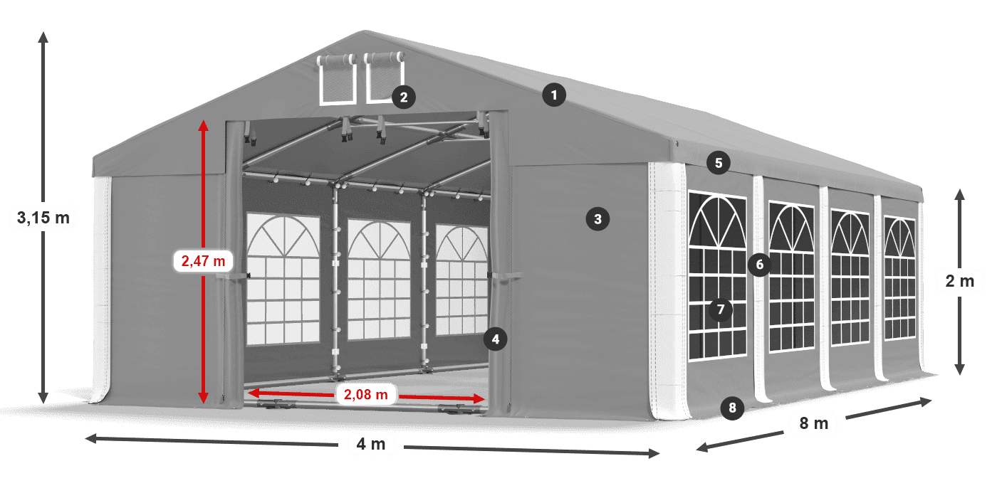ISD 560 PVC legenda 2m