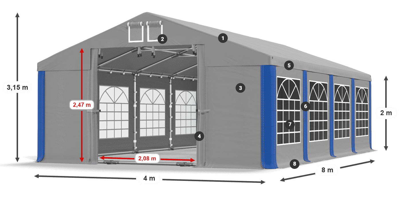 ISD 560 PVC legenda 2m
