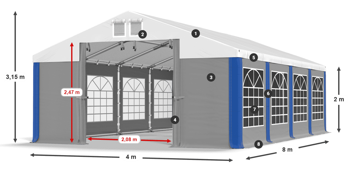 ISD 560 PVC legenda 2m