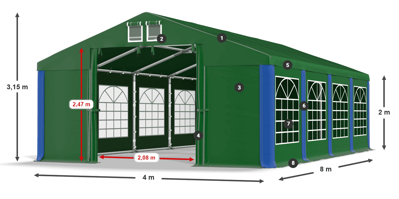 ISD 560 PVC legenda 2m