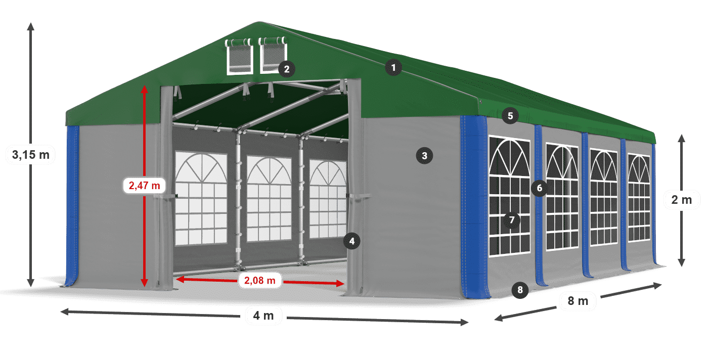 ISD 560 PVC legenda 2m