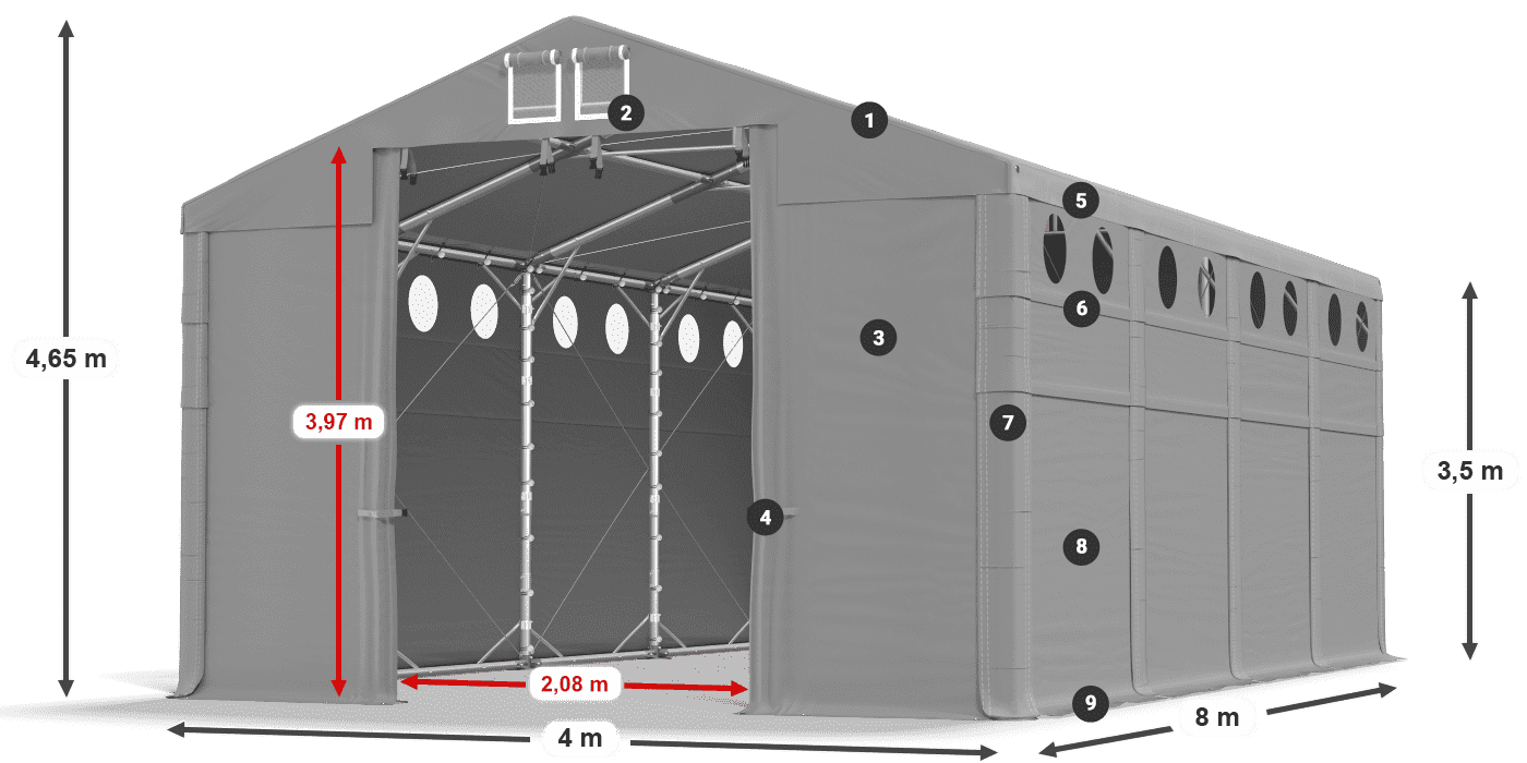 MFRO 620 PVC legenda 3.5m