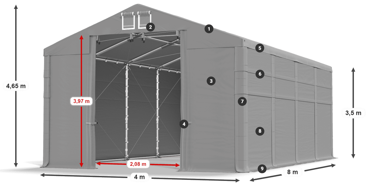 MFR 620 PVC legenda 3.5m
