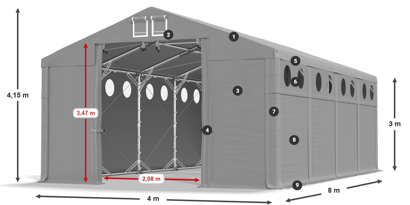 MSDO 560 PVC legenda 3m