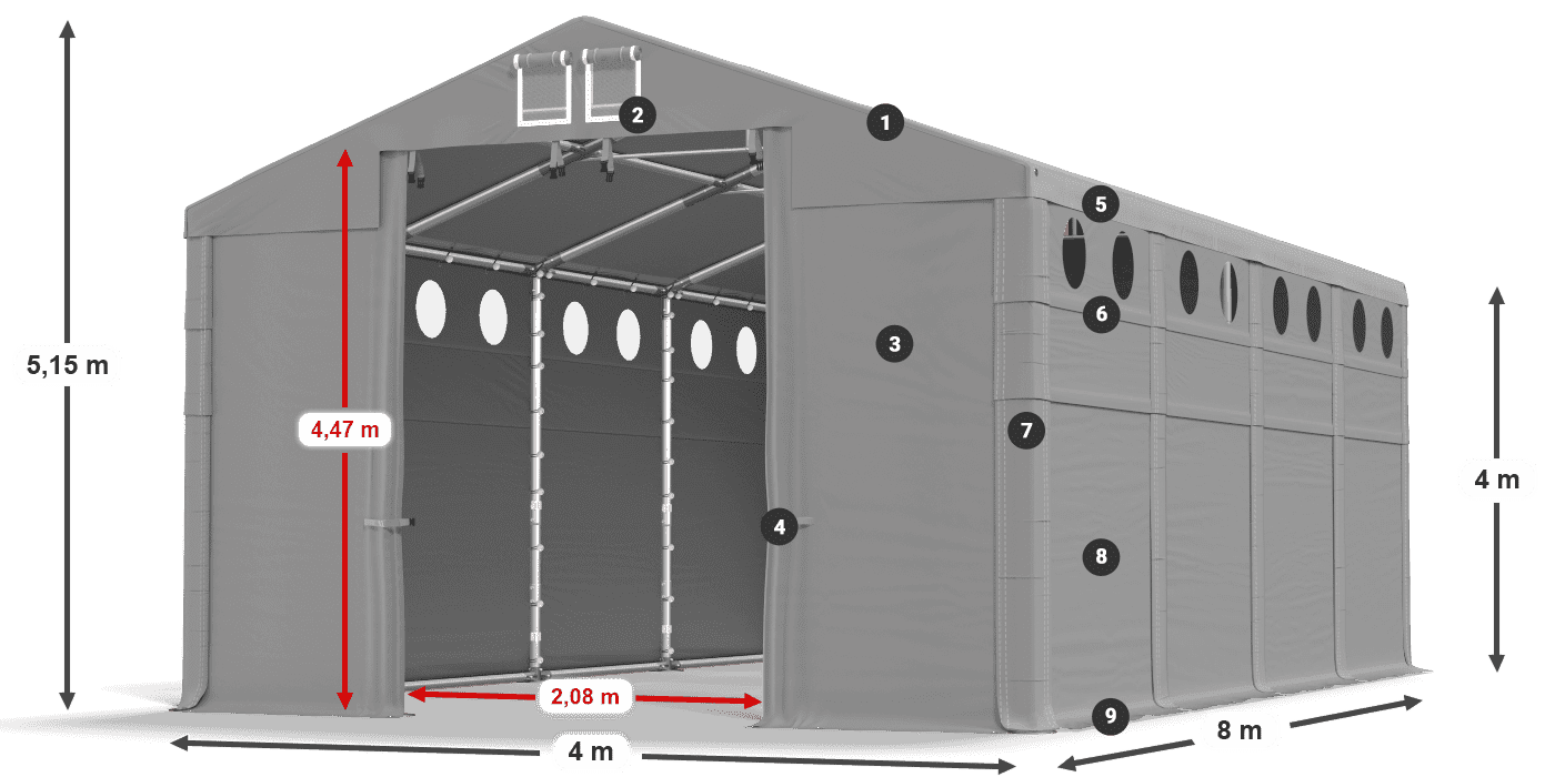 MFRO 620 PVC legenda 4m